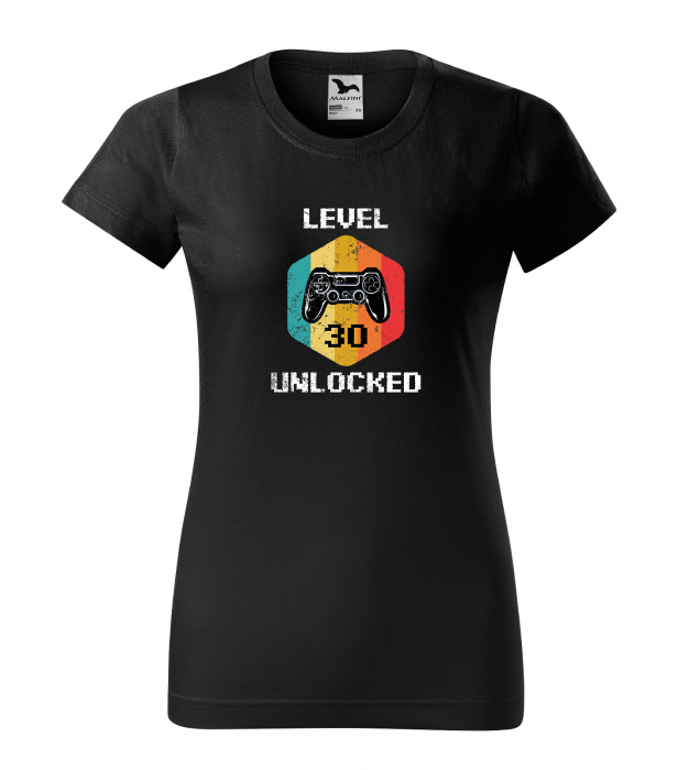 Tricou personalizat 30 ani, New LEVEL unlocked [1]
