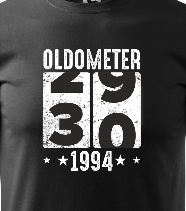 Tricou personalizat 30 ani, Oldometer [2]