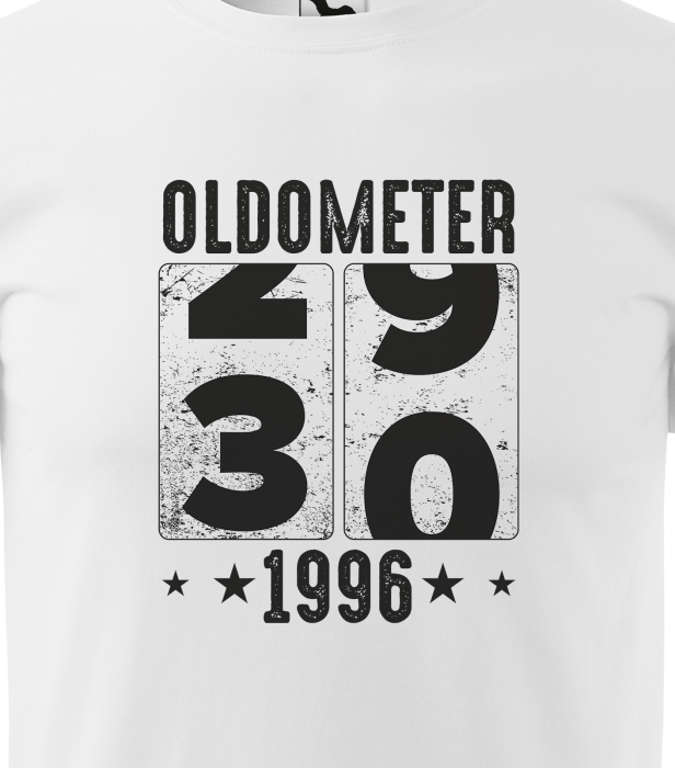 Tricou personalizat 30 ani, Oldometer [2]