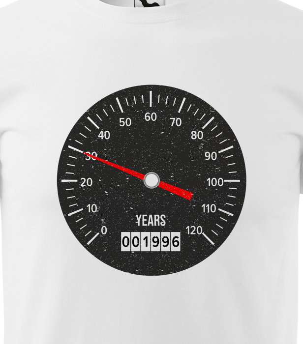 Tricou personalizat 30 ani, Speed Your Age [2]