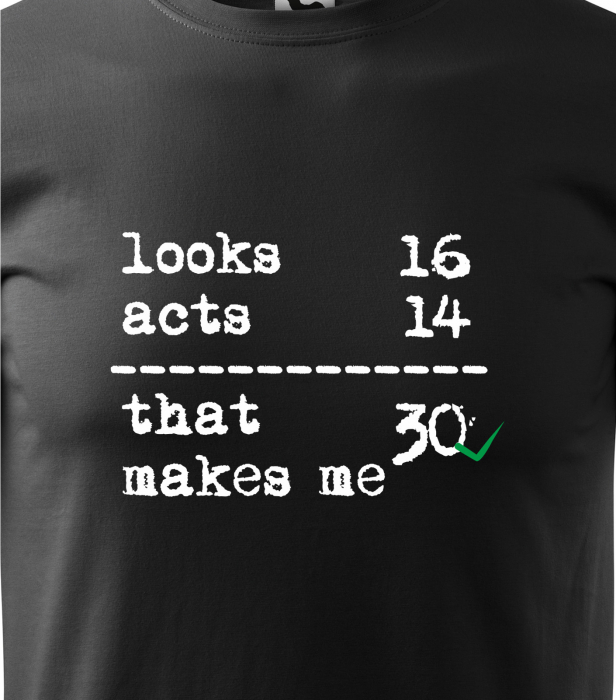 Tricou personalizat 30 ani, That Makes Me [2]