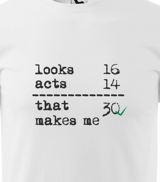 Tricou personalizat 30 ani, That Makes Me [2]