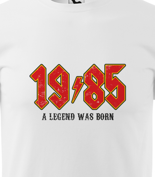 Tricou personalizat 40 ani, A LEGEND was born [2]