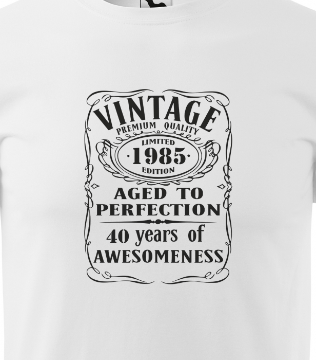 Tricou personalizat 40 ani, Aged to PERFECTION [2]
