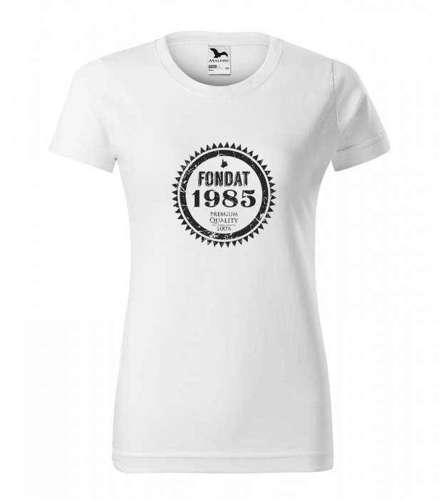 Tricou personalizat 40 ani, Fondat In [1]