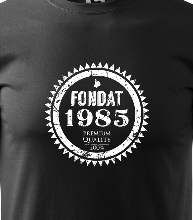 Tricou personalizat 40 ani, Fondat In [2]