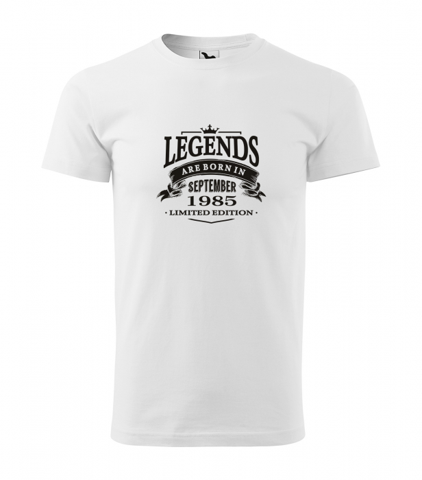 Tricou personalizat 40 ani, Legends are born [1]