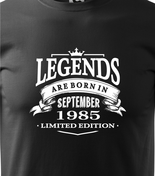 Tricou personalizat 40 ani, Legends are born [2]