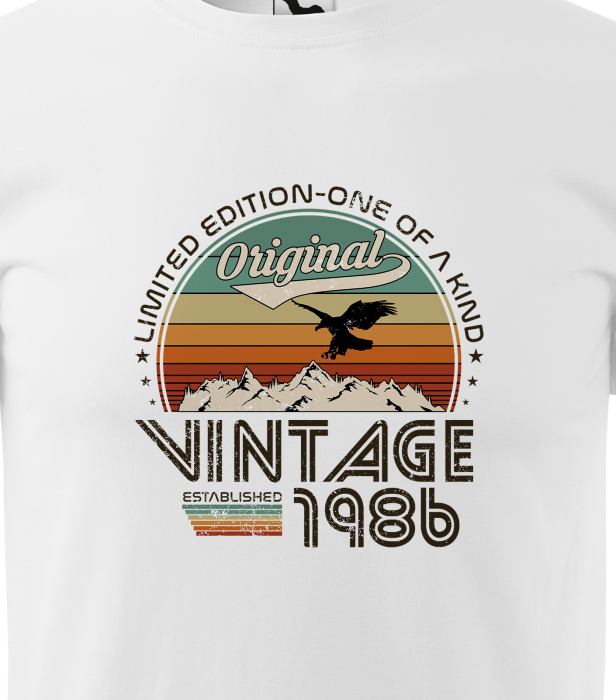 Tricou personalizat 40 ani, LIMITED edition - ONE of a kind [2]