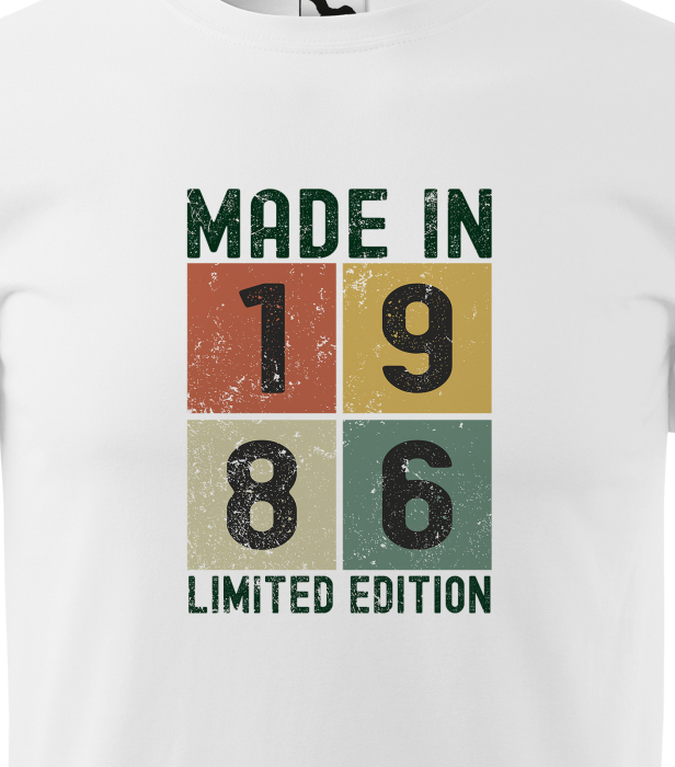Tricou personalizat 40 ani, LIMITED edition YEAR [2]