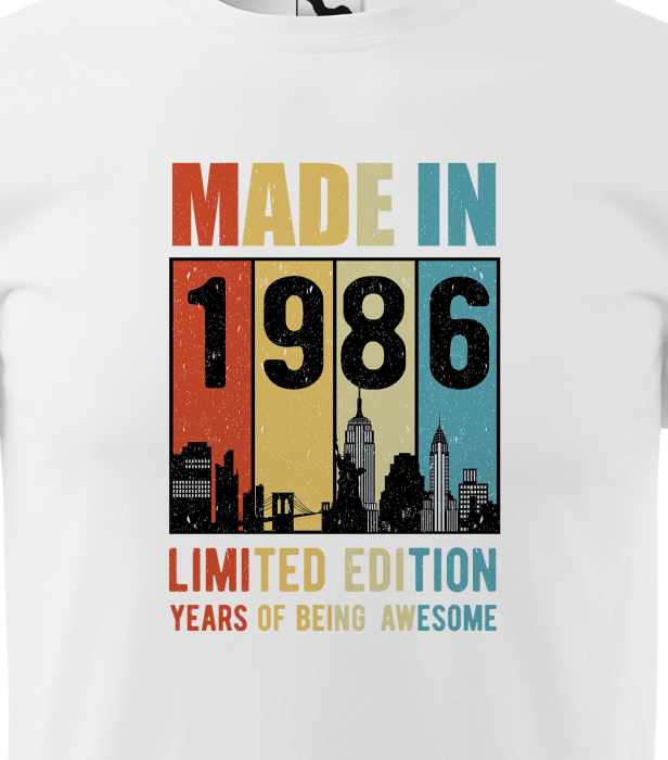 Tricou personalizat 40 ani, Made IN - LIMITED edition [2]