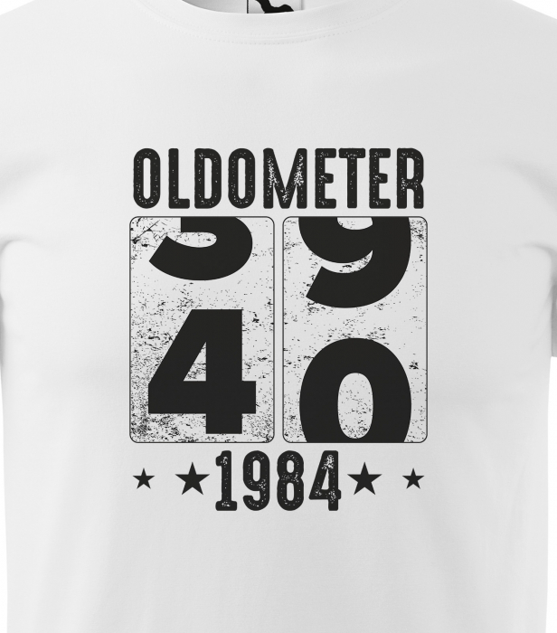 Tricou personalizat 40 ani, Oldometer [2]