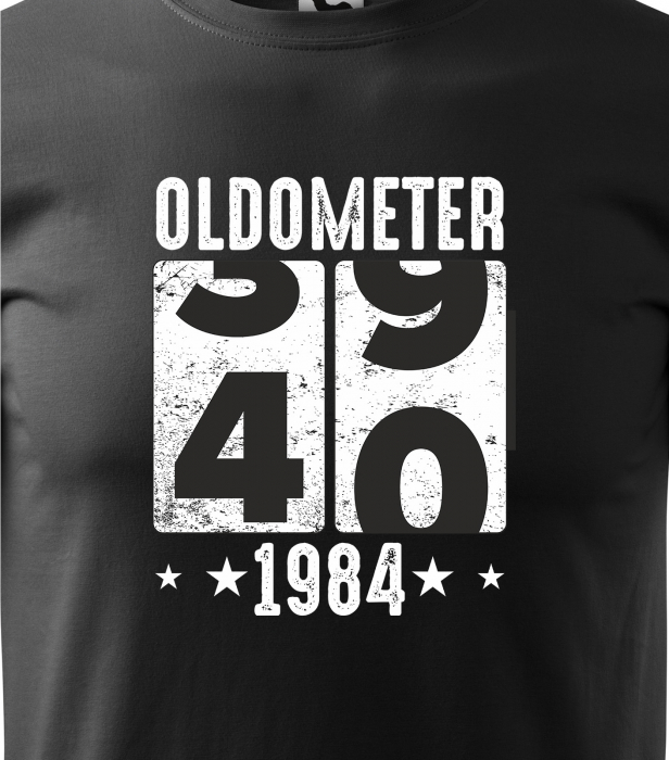 Tricou personalizat 40 ani, Oldometer [2]
