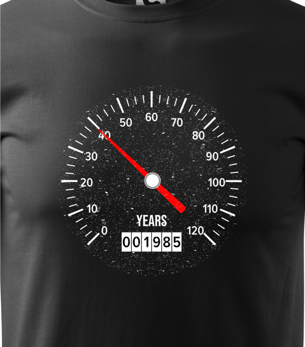 Tricou personalizat 40 ani, Speed Your Age [2]