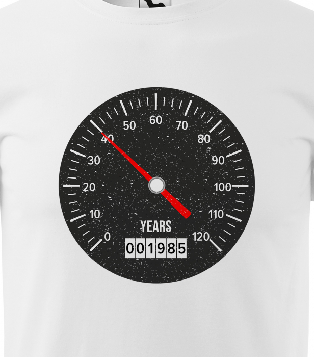 Tricou personalizat 40 ani, Speed Your Age [2]