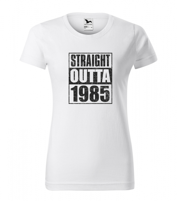 Tricou personalizat 40 ani, STRAIGHT outta [1]