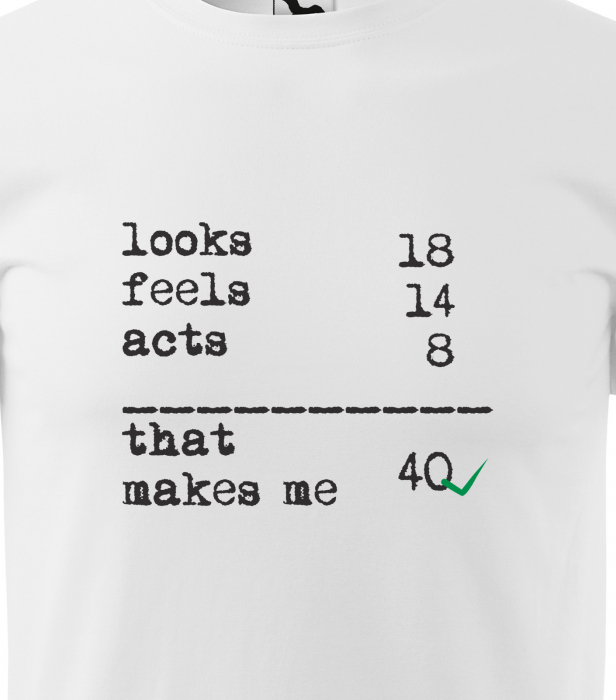 Tricou personalizat 40 ani, That Makes Me [2]