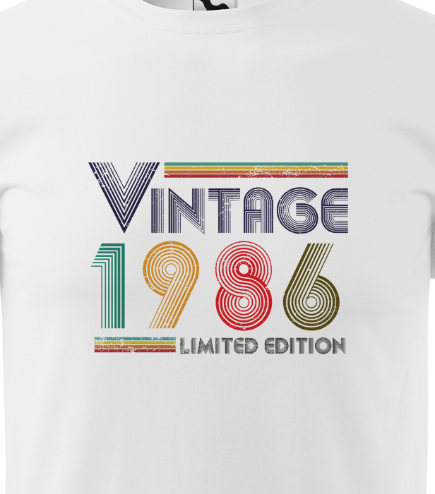 Tricou personalizat 40 ani, VINTAGE year LIMITED edition [2]