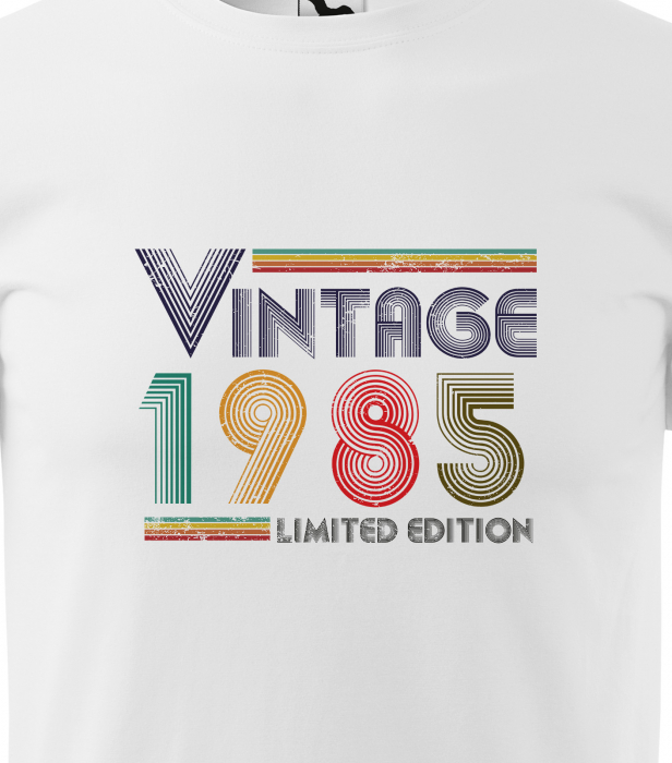 Tricou personalizat 40 ani, VINTAGE year LIMITED edition [2]