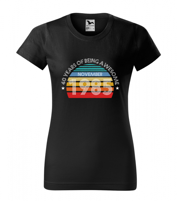 Tricou personalizat 40 ani, Years of being AWESOME [1]