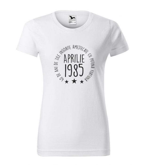 Tricou personalizat 40 ani, Zile INSORITE amestecate cu FURTUNA [1]