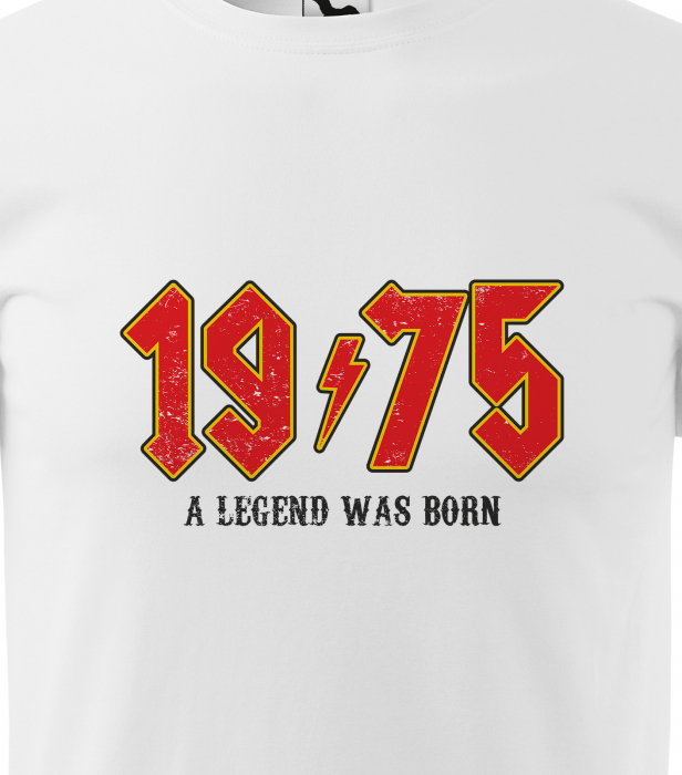 Tricou personalizat 50 ani, A LEGEND was born [2]