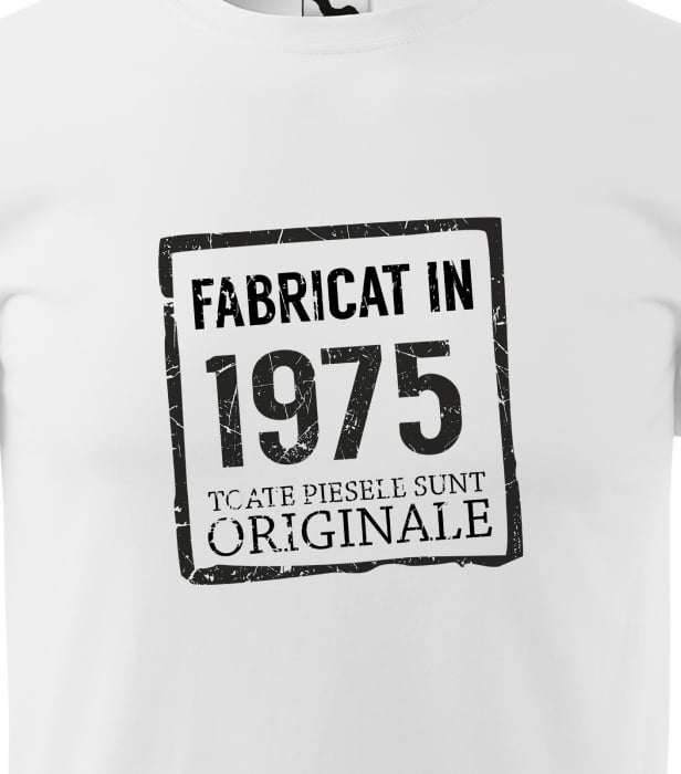 Tricou personalizat 50 ani, Fabricat In [2]