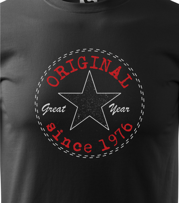 Tricou personalizat 50 ani, Great Year, Original Since [2]