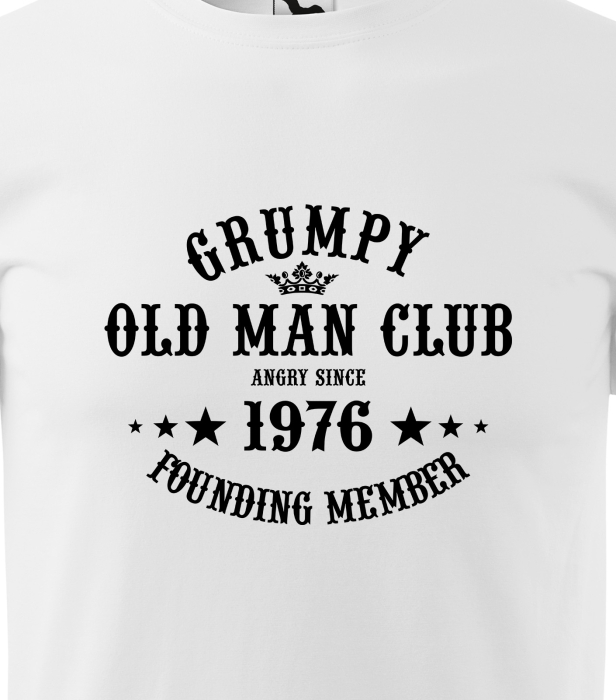 Tricou personalizat 50 ani, Grumpy Old Man [2]