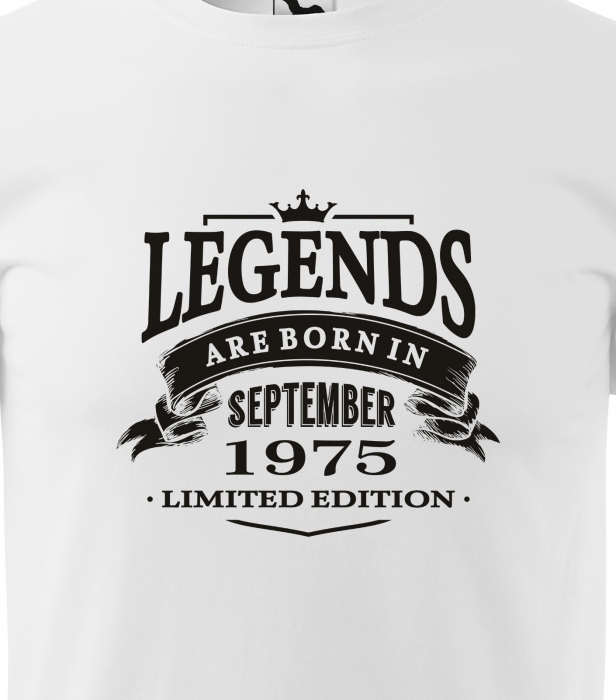 Tricou personalizat 50 ani, Legends are born [2]
