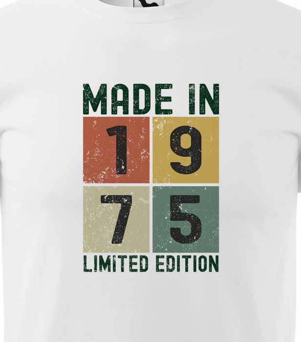 Tricou personalizat 50 ani, LIMITED edition YEAR [2]