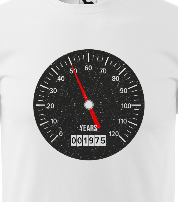 Tricou personalizat 50 ani, Speed Your Age [2]