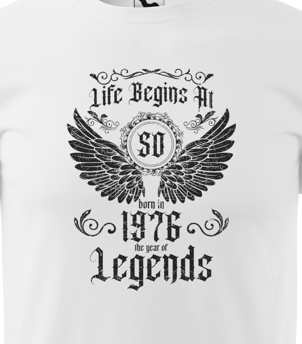 Tricou personalizat 50 ani, The year of the LEGENDS [2]