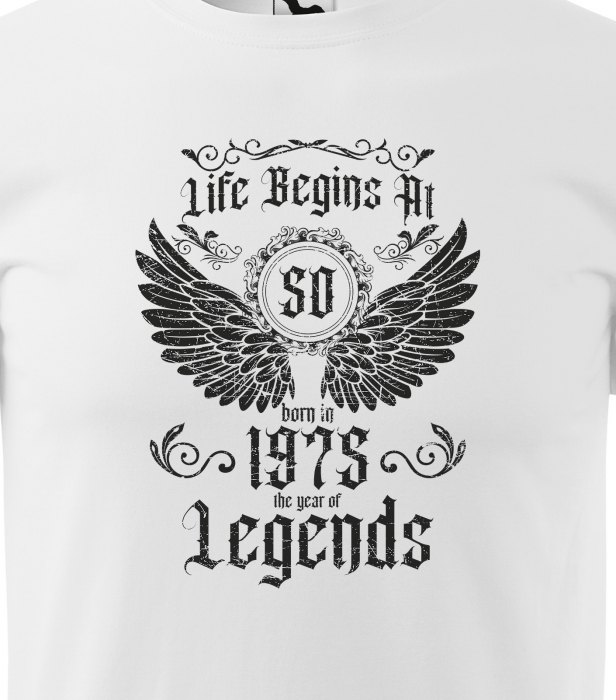 Tricou personalizat 50 ani, The year of the LEGENDS [2]