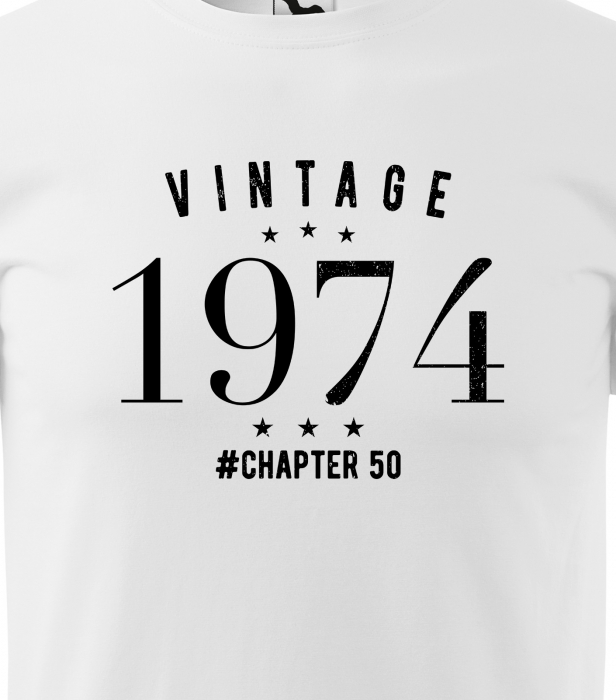 Tricou personalizat 51 ani, VINTAGE chapter [2]