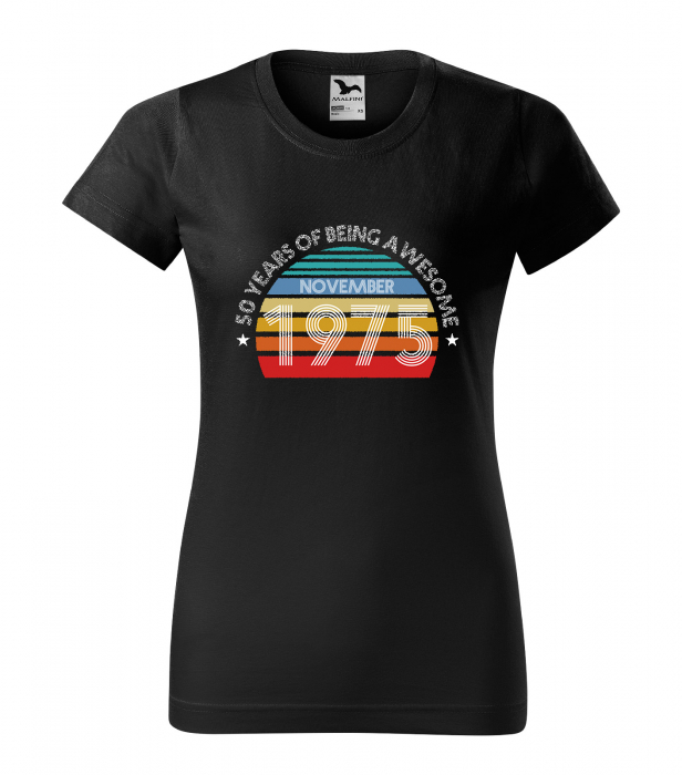 Tricou personalizat 50 ani, Years of being AWESOME [1]