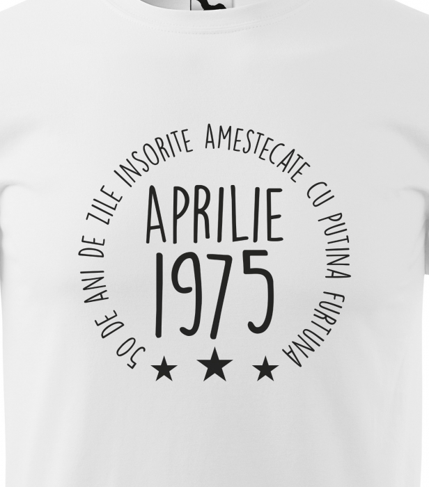 Tricou personalizat 50 ani, Zile INSORITE amestecate cu FURTUNA [2]