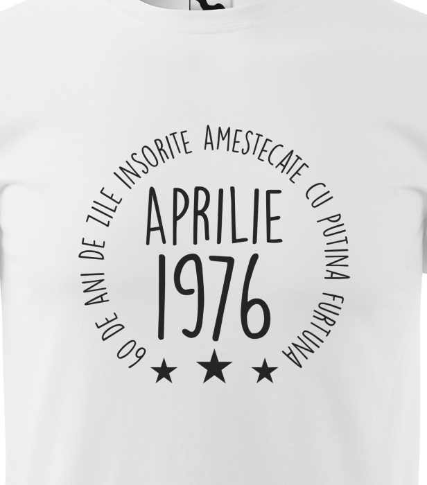 Tricou personalizat 50 ani, Zile INSORITE amestecate cu FURTUNA [3]