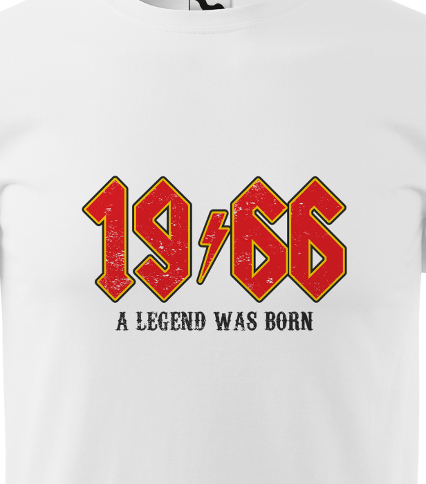 Tricou personalizat 60 ani, A LEGEND was born [2]