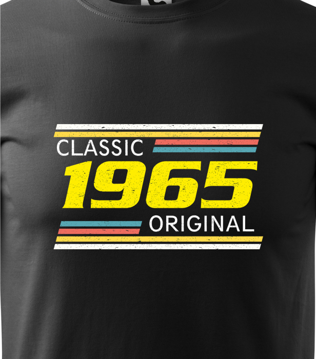 Tricou personalizat 60 ani, Classic ORIGINAL year [2]