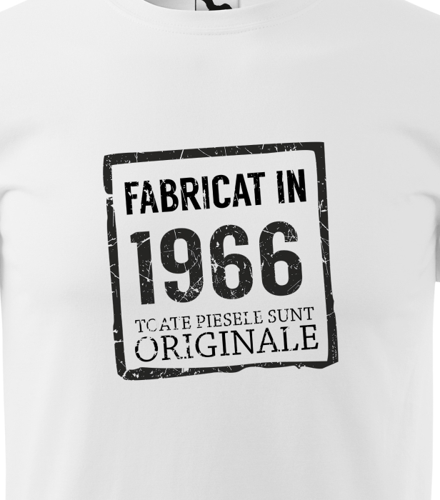 Tricou personalizat 60 ani, Fabricat In [2]
