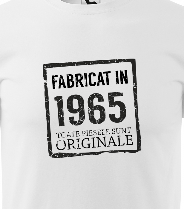 Tricou personalizat 60 ani, Fabricat In [2]