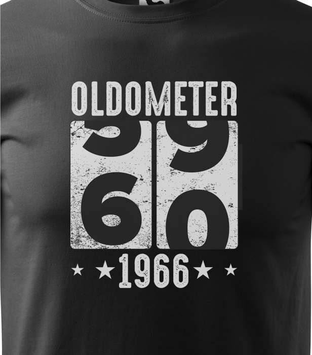 Tricou personalizat 60 ani, Oldometer [2]