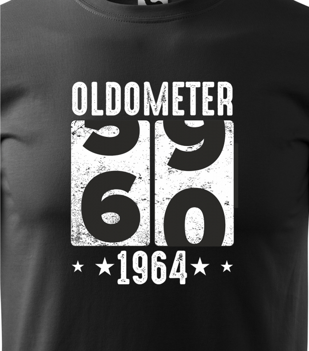 Tricou personalizat 60 ani, Oldometer [2]