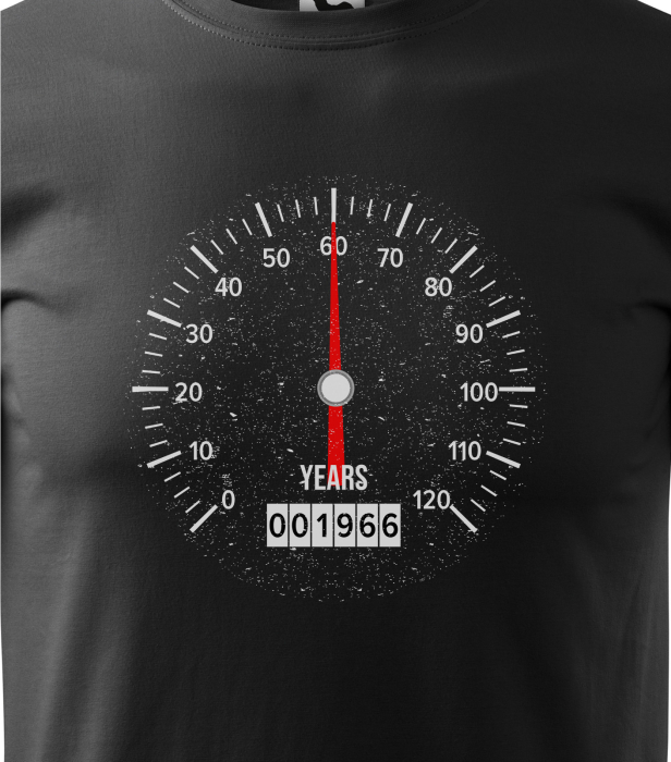 Tricou personalizat 60 ani, Speed Your Age [2]