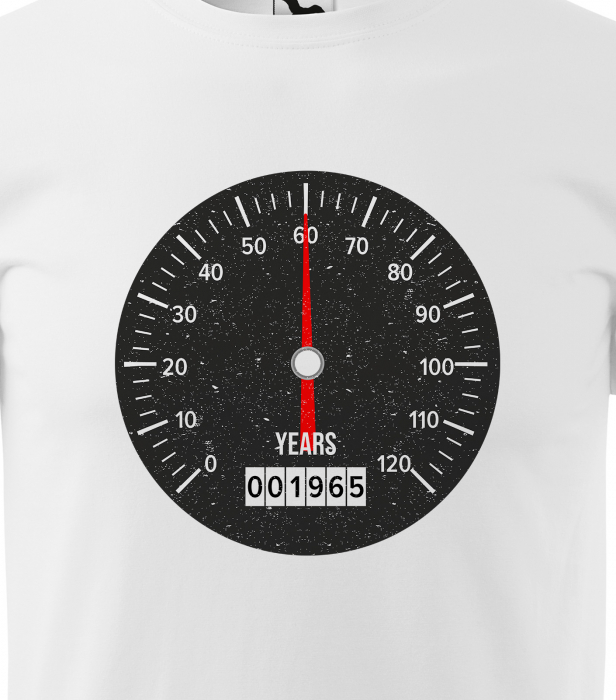 Tricou personalizat 60 ani, Speed Your Age [2]