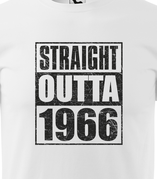 Tricou personalizat 60 ani, STRAIGHT outta [2]