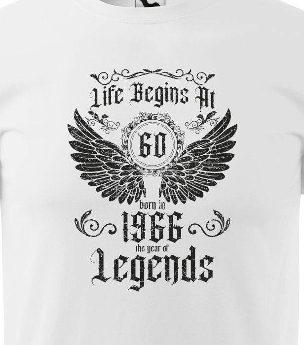 Tricou personalizat 60 ani, The year of the LEGENDS [2]