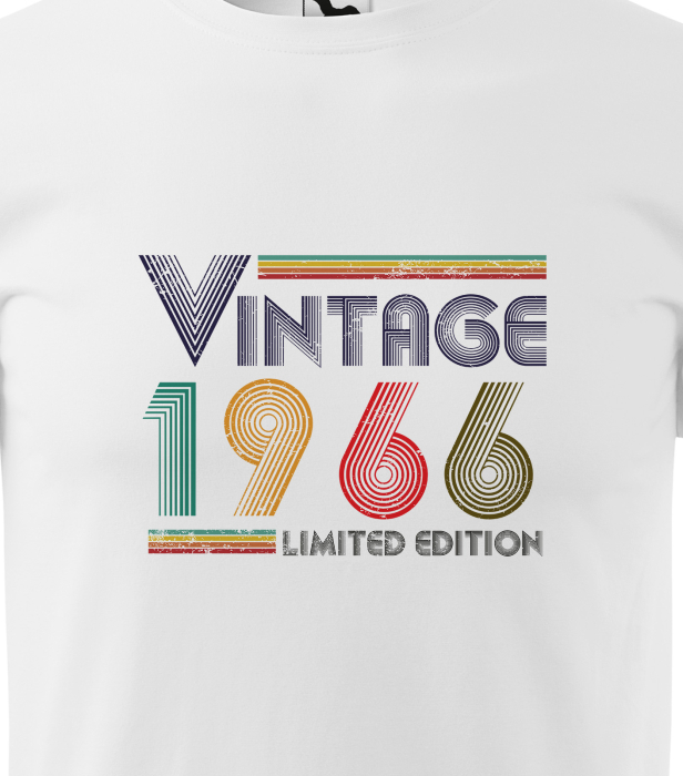 Tricou personalizat 60 ani, VINTAGE year LIMITED edition [2]
