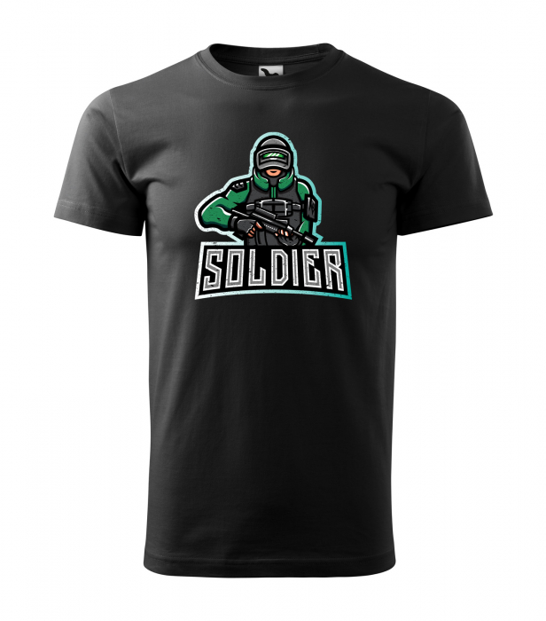 Tricou personalizat pentru cei pasionati de gaming, cadoul perfect, Armor Soldier [1]